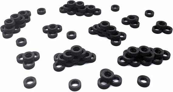 EnderToys Junkyard Tires by Terrain4Print, 3D Printed Tabletop RPG Scenery and Wargame Terrain 28mm Miniatures