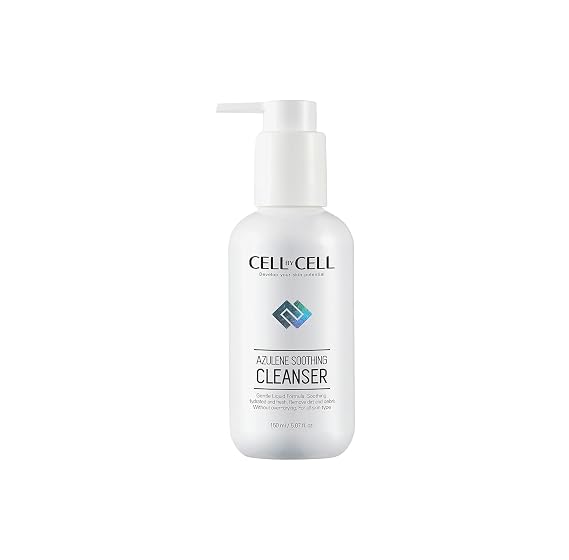 Azulene Soothing Cleanser | Liquid To Foam Gentle Cleanser To Leave the Skin Feeling Refreshed & Revitalized | 150ml