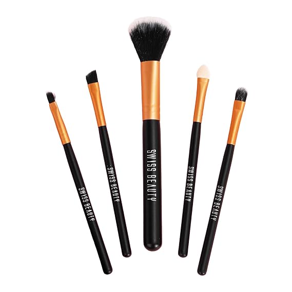 Swiss Beauty Makeup Brush Set, Gold, 100g