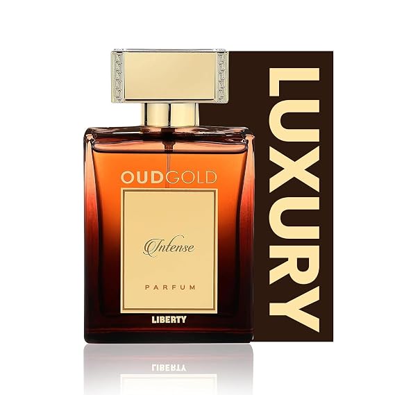 Liberty Luxury OudGold Intense French Parfum for Men Woody Fragrance for men, Bold and Long Lasting Scent for Confidence and Prestige, Perfume for mens,arabic Parfum,Gift for men, 100ml