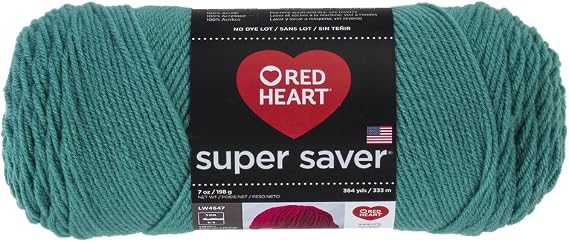 RED Heart 385953 Super Saver Yarn, Jade