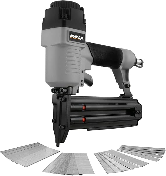 NuMax SBR50WN Pneumatic 18-Gauge 2" Brad Nailer with Nails (2000 Count)