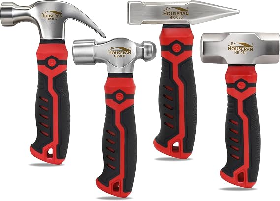 4-Piece Hammer Set, Small Hammer Tool