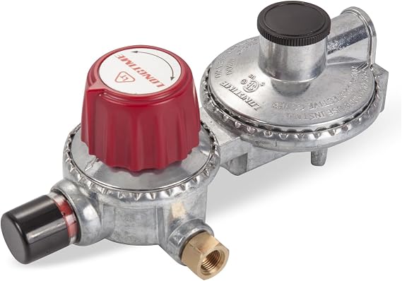 KIBOW Two-Stage Auto-Changeover Propane Regulator for RV Camper