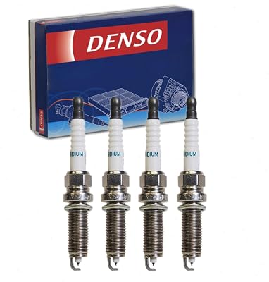 4 pc DENSO Iridium Long Life Spark Plugs compatible with Toyota Prius 1.8L L4 2010-2015