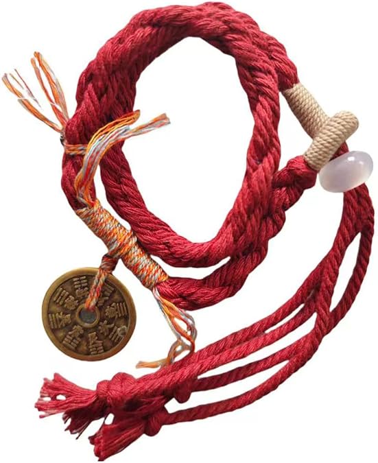 Blessed Tibetan Handmade Lucky Bracelet: Adjustable Red String Bracelet for Protection, Kabbalah Friendship, Perfect Couples and Best Friend Bracelet, Bracelets for Mens Womens Amulet Gifts