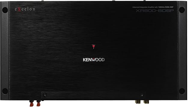 Kenwood XR600-6DSP, eXcelon Reference 6 Channel Car Amplifier w/ Integrated 10 Channel DSP, 1200W
