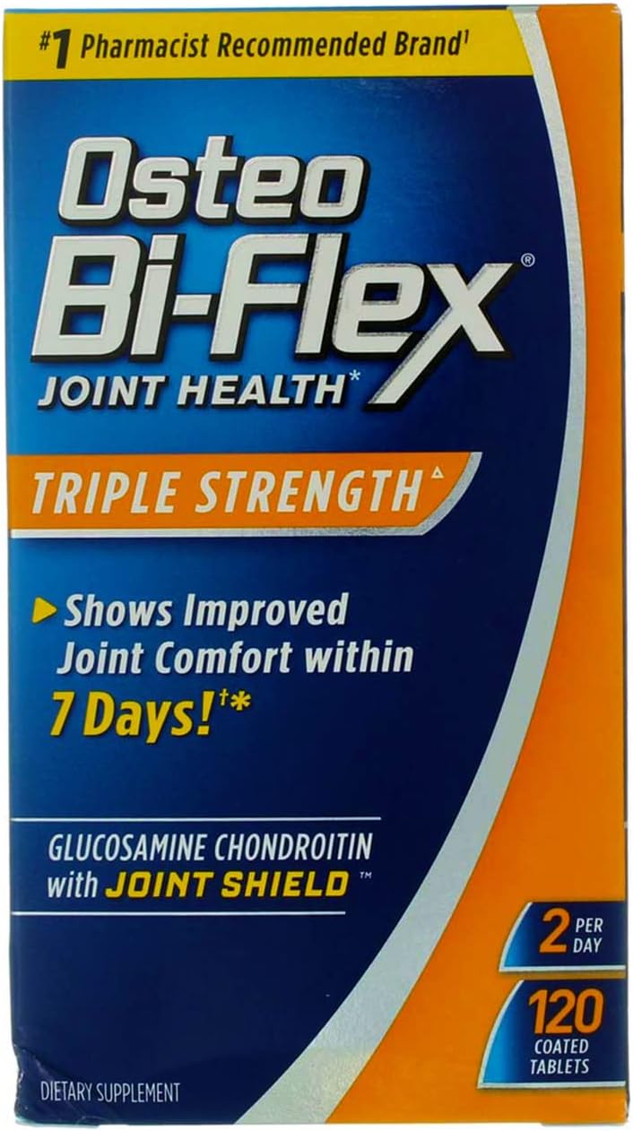 Osteo Bi-Flex Caplets Advanced Triple Strength 120 ea Pack of 8