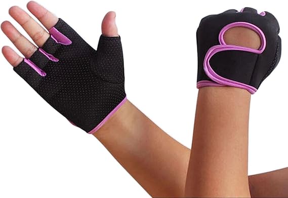 Fakeface Fingerless Fundamental Training Gloves Sport Weightlifting Cycling Riding Fitness Gym Exercise Training Ordinary Gloves