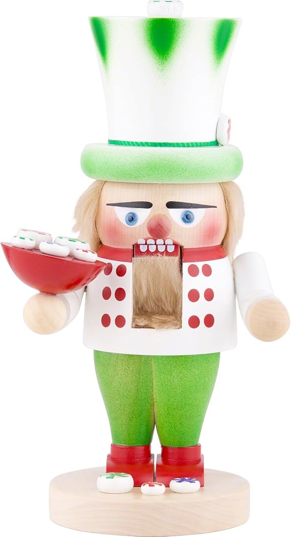 Steinbach Wooden Troll Nutcracker Collection, Candymaker Holding Candy, Multicolored, 11.8"
