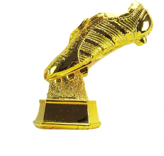 24K Golden Football Boot Champion Replica Trophy Top Statue Fans Souvenir Cup Birthday Soccer Player Shoe Crafts (Style 3)