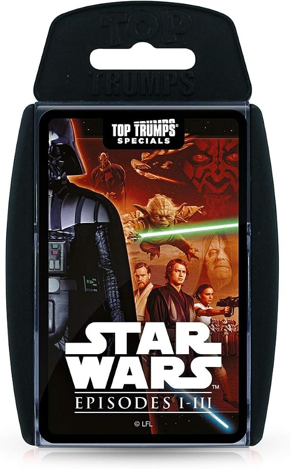 Top Trumps Star Wars Episodes 1-3 Specials Card Game