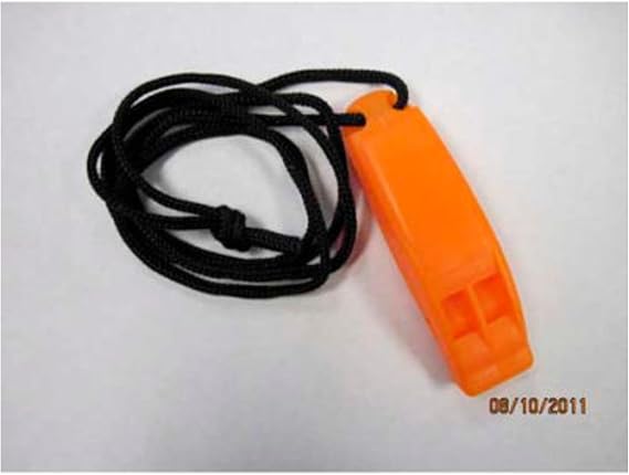 Datrex DX0276M, Whistle w/Lanyard, Orange