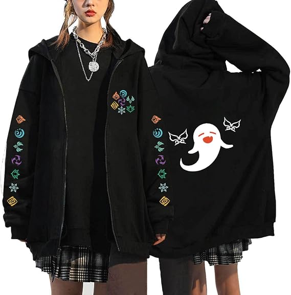 Anime Genshin Impact Kaedehara Kazuha Pullover Sweatshirt Anime Hoodie Cosplay Costume Anime Clothes