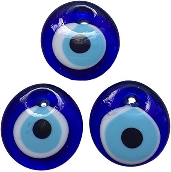 Equal Earth New 3 Turkish Glass Evil Eye Charm Home House Car Gift Collectable Good Luck