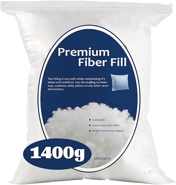 Bupete 3lb/49oz Polyfill Stuffing, (1.8oz~4.18lb) Pillow Stuffing