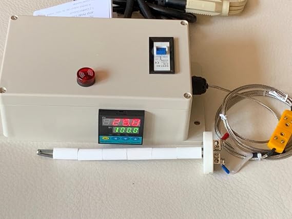 Plug & Play PID Temperature Controller Box Kiln Probe Pottery Glass Annealing 120V/20Amp