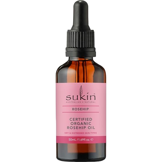 Sukin Certified Organic Rosehip Oil, 1.69 Ounces