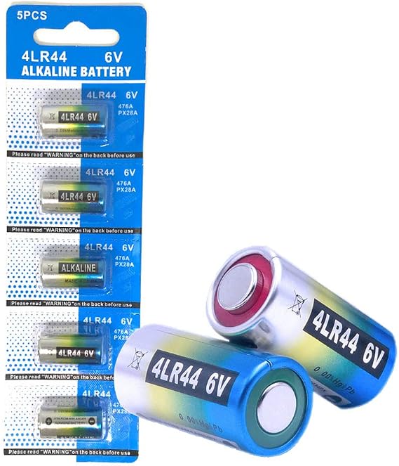 5Count 4LR44 / 476A / PX28A / A544 / K28A / L1325 Battery 6V Alkaline BatteriesHigh Capacity for Dog Collars