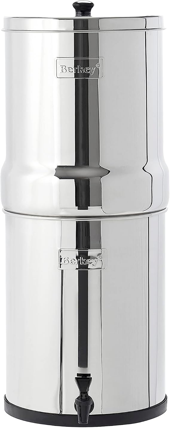 Royal Berkey Gravity-Fed Water Filter with 2 Black Berkey Purification Elements