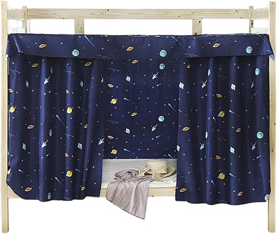 Dormitory Bunk Bed Curtains with Dustproof Ventilation and Blackout Cloth Mosquito Nets for Single Bed Tent Canopy Privacy Shading