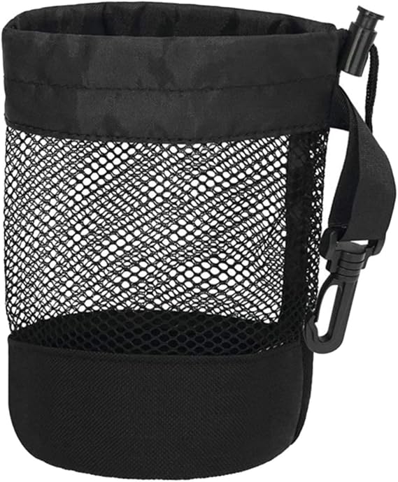Buckle Tennis Ball Bag Ball Waiting Bag Tennis Storage Bag Drawstring Golf Ball Holder Ball Pouch