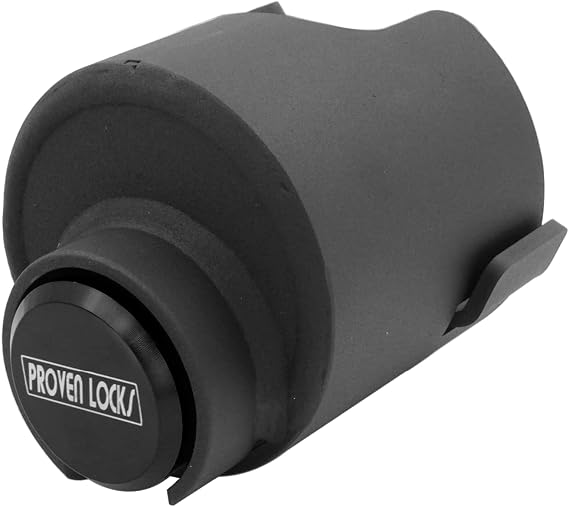 Proven Industries Model 2516-AS Trailer Lock 1997-2019 Fits 2 5/16" Airstream Couplers, Made in USA Black