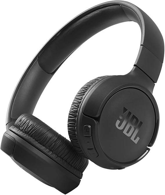 JBL Tune 510BT: Wireless, wired, bluetooth Over-Ear Headphones with Pure Bass Sound - Black
