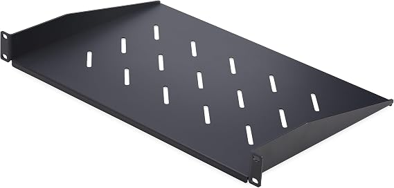 StarTech 1U Vented Server Rack Shelf, 12in, 25lb (CABSHELFV1U-12-RACK)