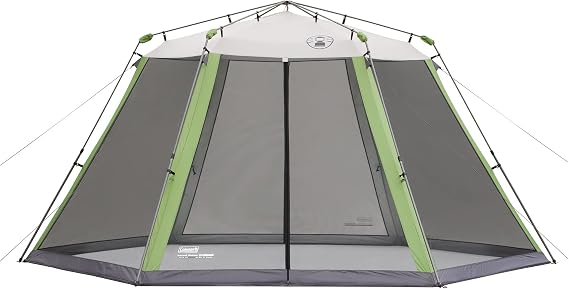 Coleman Skylodge Screened Canopy Tent with Instant Setup 10x10/15x13ft Portable Screen Shelter with 1-Minute Setup for Bug-Free Lounging Great for Picnic Yard Beach Park Camping & More