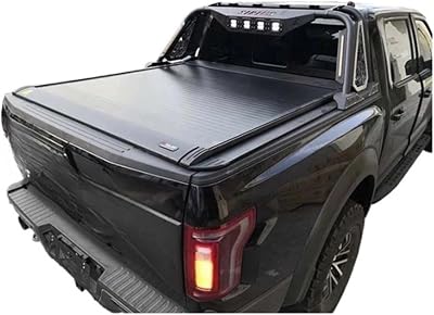 Rolling Up Tonneau Soft Roll Cover Compatible for SilveradoColorado 4X4 Snap Raised Tray Softlid Pickup Lid Truck Bed