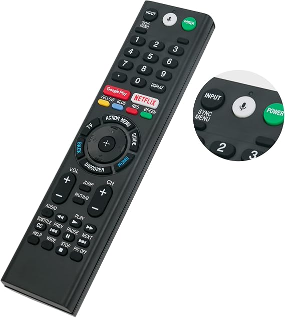 RMF-TX300U Replace Voice Remote Control with Mic fit for Sony 4K Smart LED