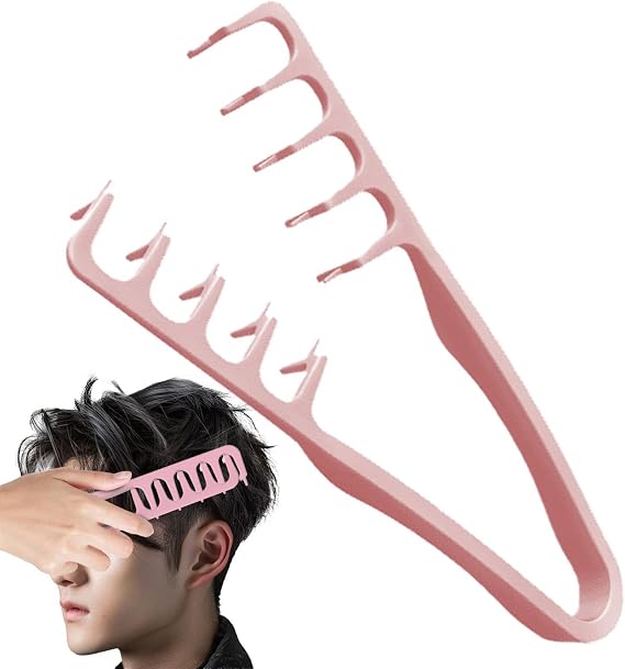 Texture Comb, Volumizing Wide Tooth Hair Styling Comb,Wide Tooth Detanglers | Roots Volume Tool, Foundation Capacity Apparatus Maximum Lift, Bangs Seam Grooming Accessory For Women