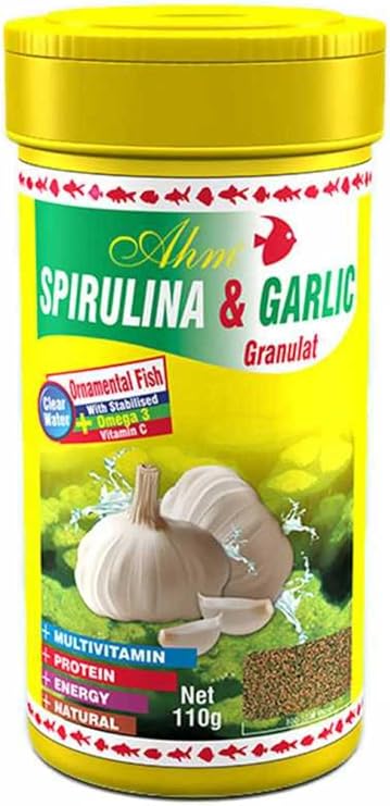 Ahm Spirulina Garlic 100 Ml Fish Food with Garlic