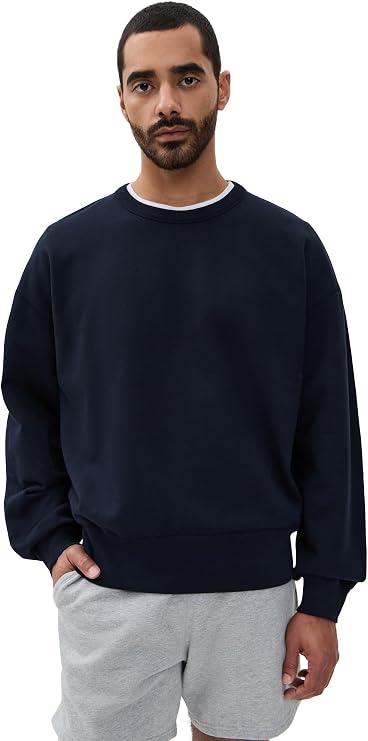 REIGNING CHAMP Men's Midweight Terry Relaxed Crewneck