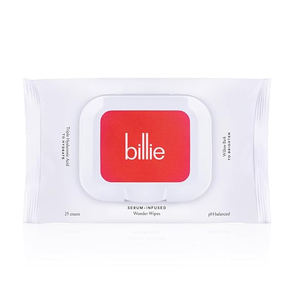 Billie Makeup Removing Wipes, Wonder Wipes, 25 ct