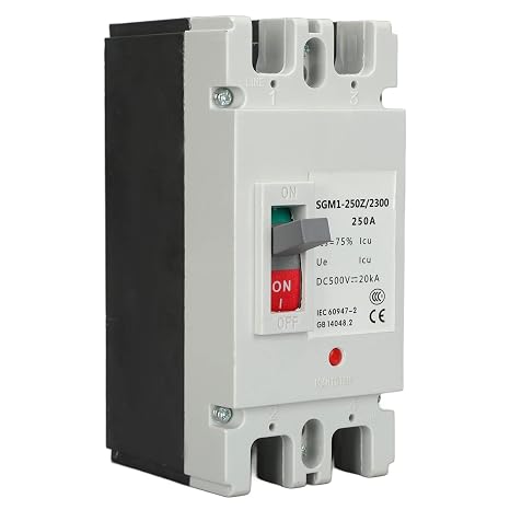 2P DC Circuit Breaker Switch MCCB Solar Master Switch Battery Switch Isolator 500V 250A