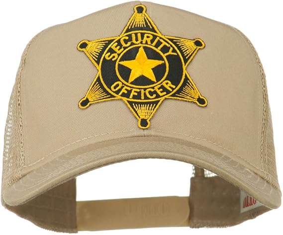 Security Officer Star Patched Mesh Back Cap