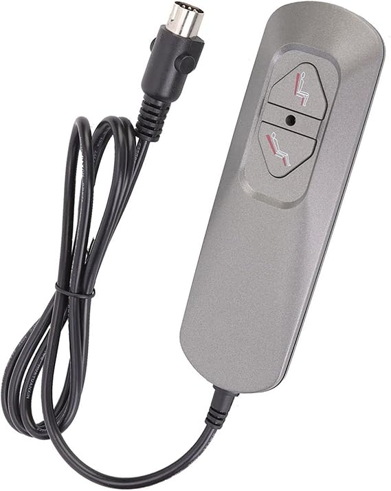 Lazmin112 2 Buttons Electric Sofa Controller, Lift Chair Electric Remote Control, 5V 1.8m Power Recliner Replacement Controller, for Lift Chair and Electric Sofa