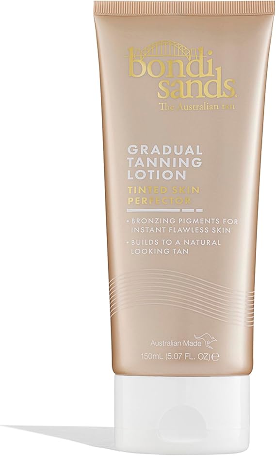 Bondi Sands Gradual Tanning Lotion - Skin Perfector 150mL |Gradual Tan | Suitable for Sensitive Skin | Vegan + Cruelty Free | 150ml/5.07 Fl Oz