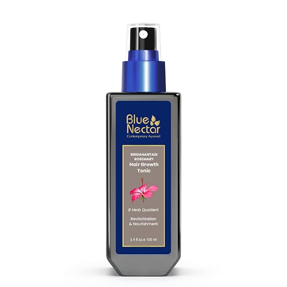 Blue Nectar Rosemary Hair Serum | Hair Tonic Spray for Scalp & Frizzy Hair