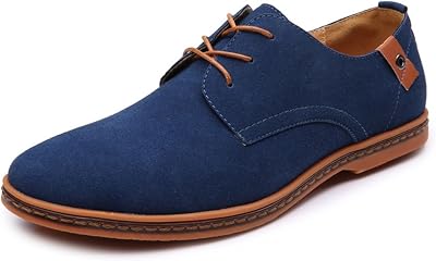 Mens Casual Oxford Business Dress Shoes Leather Slip-on Loafer for Men Driving Shoes