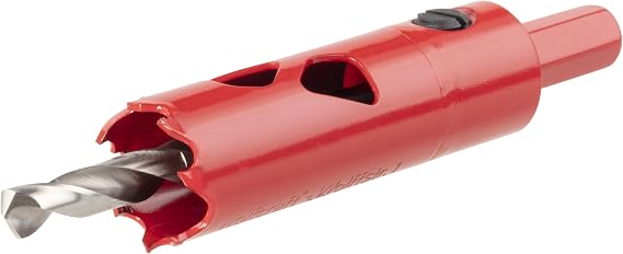 wolfcraft Bi-Metal Hole Saw, 20 mm Ø - HSS Vario-Toothing Drill Bit