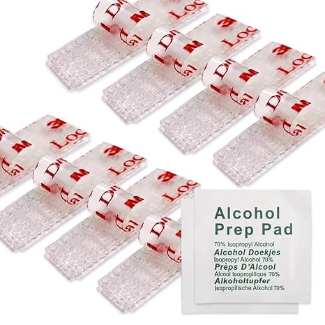 EZ Pass Mounting Strips, Heavy Duty Adhesive Replacement, 8 Pieces (4 Sets)