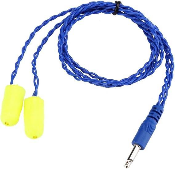 Auto Racing Mini Noise Reduction Foam Earbuds Mono Racing Speakers 1/8" Plug Safety Foam Earbuds Headphones for Hearing Noise Isolation