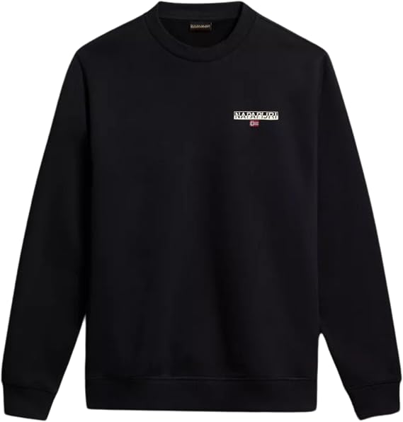 Napapijri Cardigan Ice Crewneck Man Cotton Black S Eu