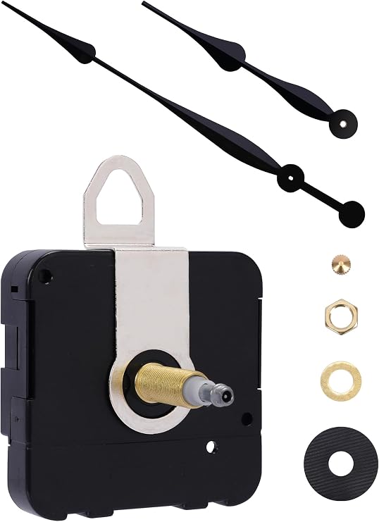 High Torque Clock Movement Kit, Extended Shaft for 24" to 28" Wall Clocks