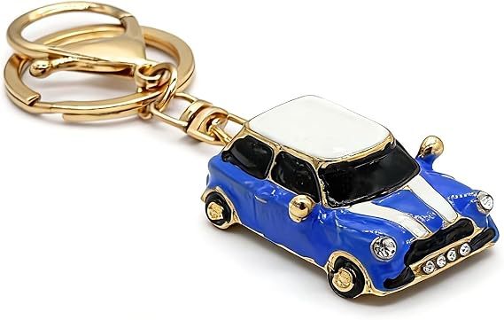 Mini Car Model Keychain Pendant Metal Car Model Key Chains Charm Keyrings for Men Women Boys Girls