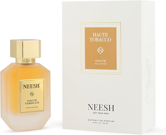 NEESH Haute Tobacco (50ml) Extrait de Parfum, Perfume for Men, Luxury Long Lasting Perfume