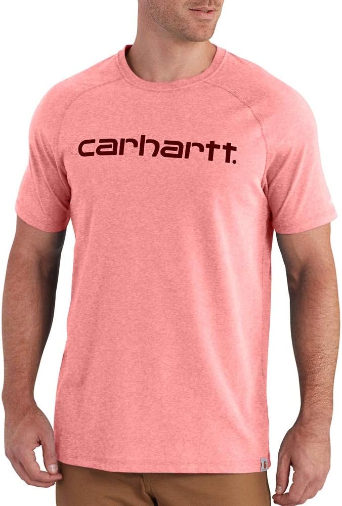 Carhartt Mens Force Cotton Delmont Graphic Short Sleeve T Shirt Regular and Big & Tall Sizes